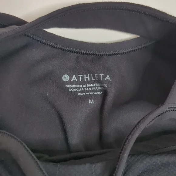 Athleta Vinyasa Support Top Black size Medium - Picture 4 of 7